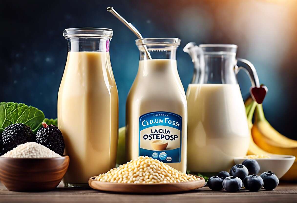 Prévention de l'ostéoporose : stratégies alimentaires sans lactose