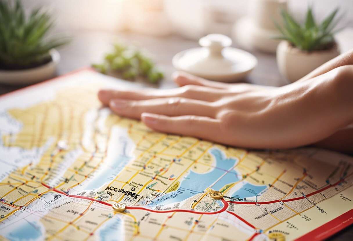 Localiser les points d'acupression : cartographie corporelle pour débutants