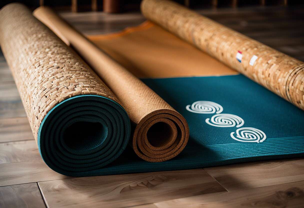 Comparatif des matériaux : liège, jute et caoutchouc naturel