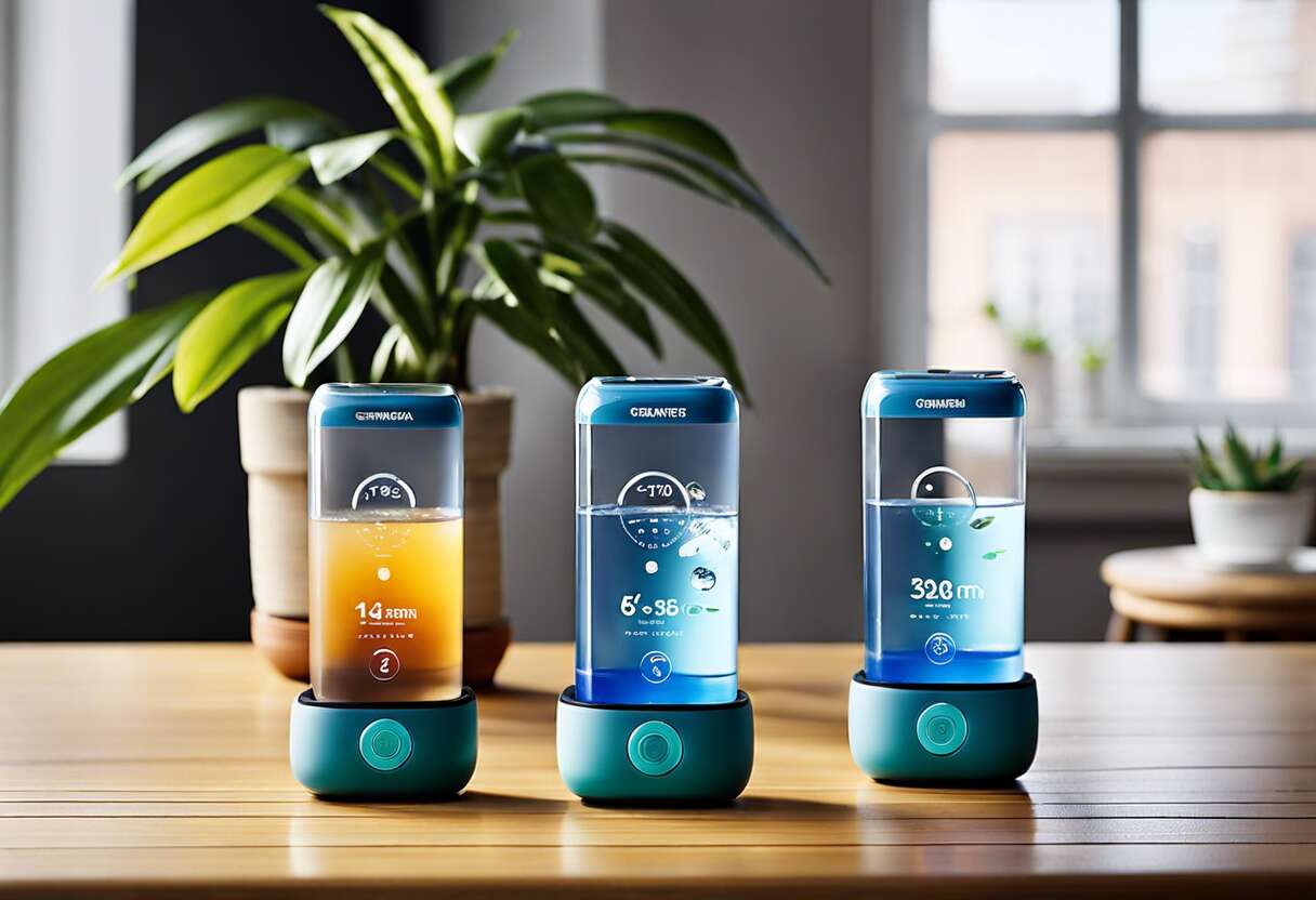 Comparatif des meilleurs modèles de trackers d'eau sur le marché