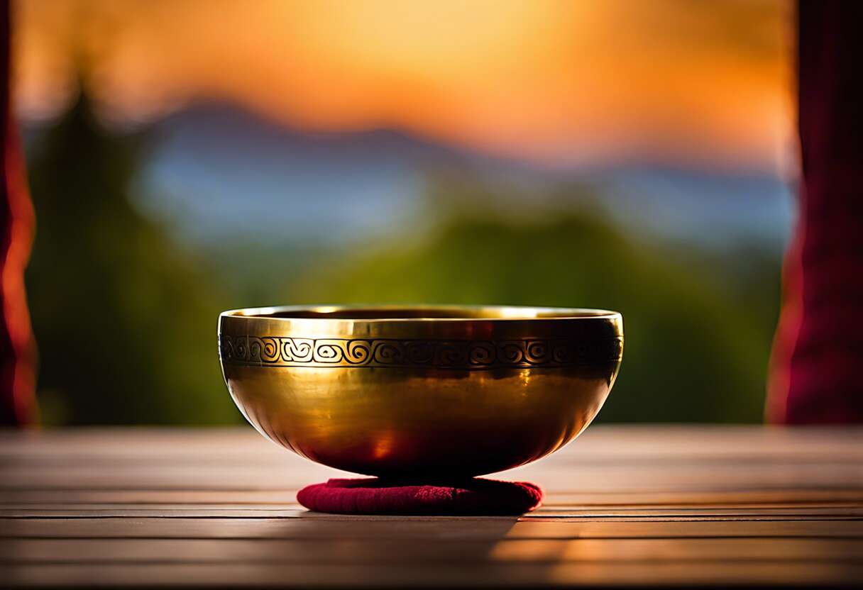 Méditation et bol chantant : une pratique synergique