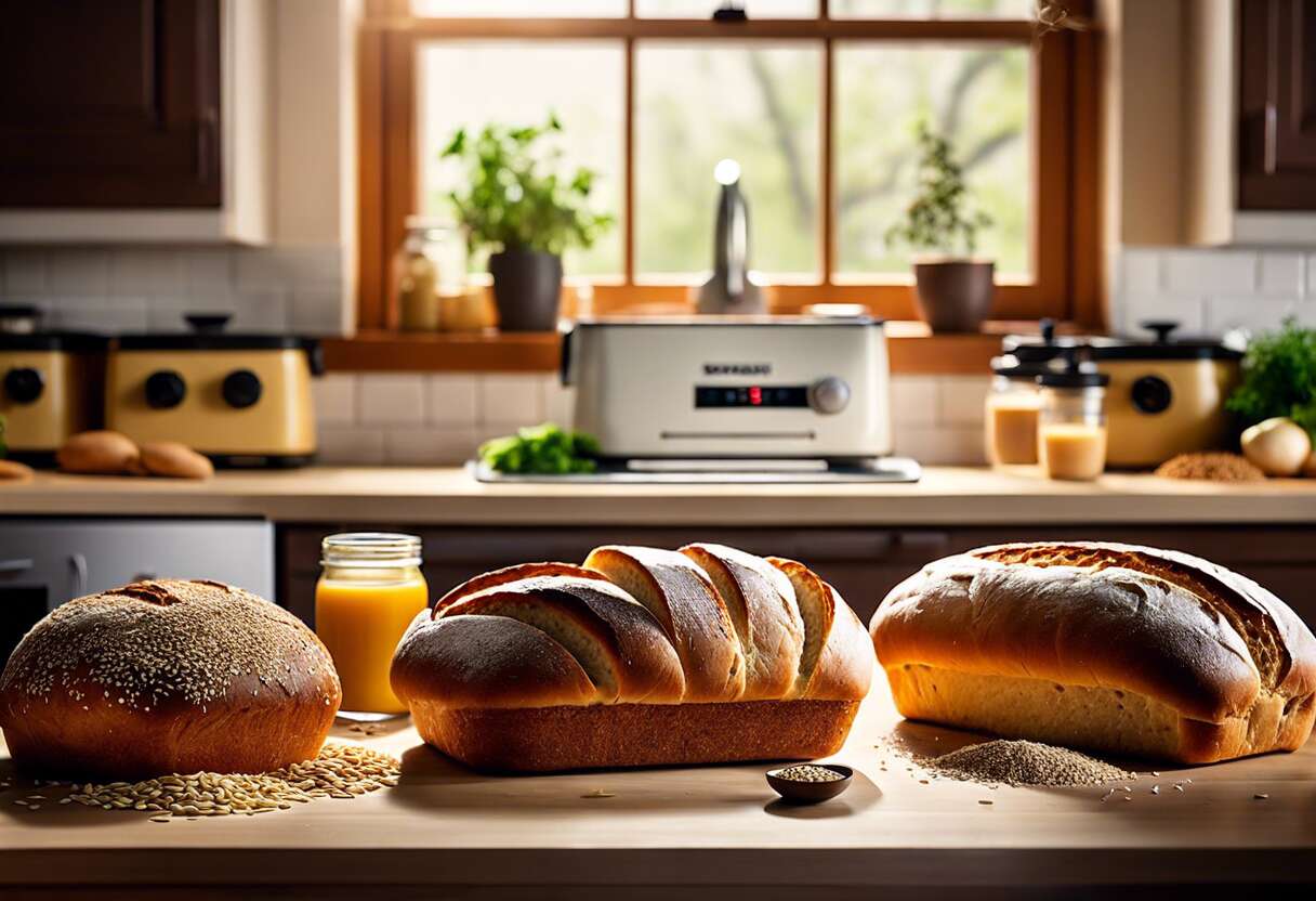 Du pain maison sans effort avec les machines à pain pour une alimentation contrôlée