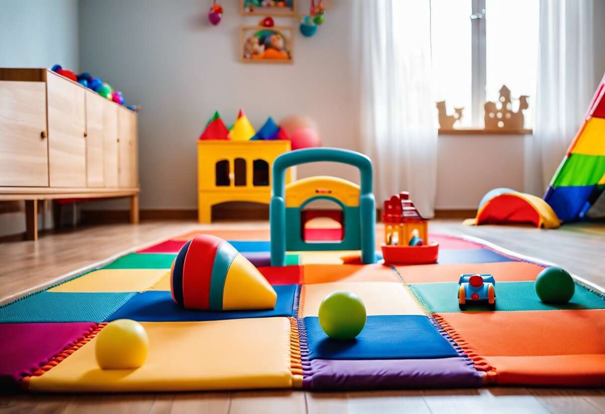 Les différents types de tapis de motricité pour bébés et enfants
