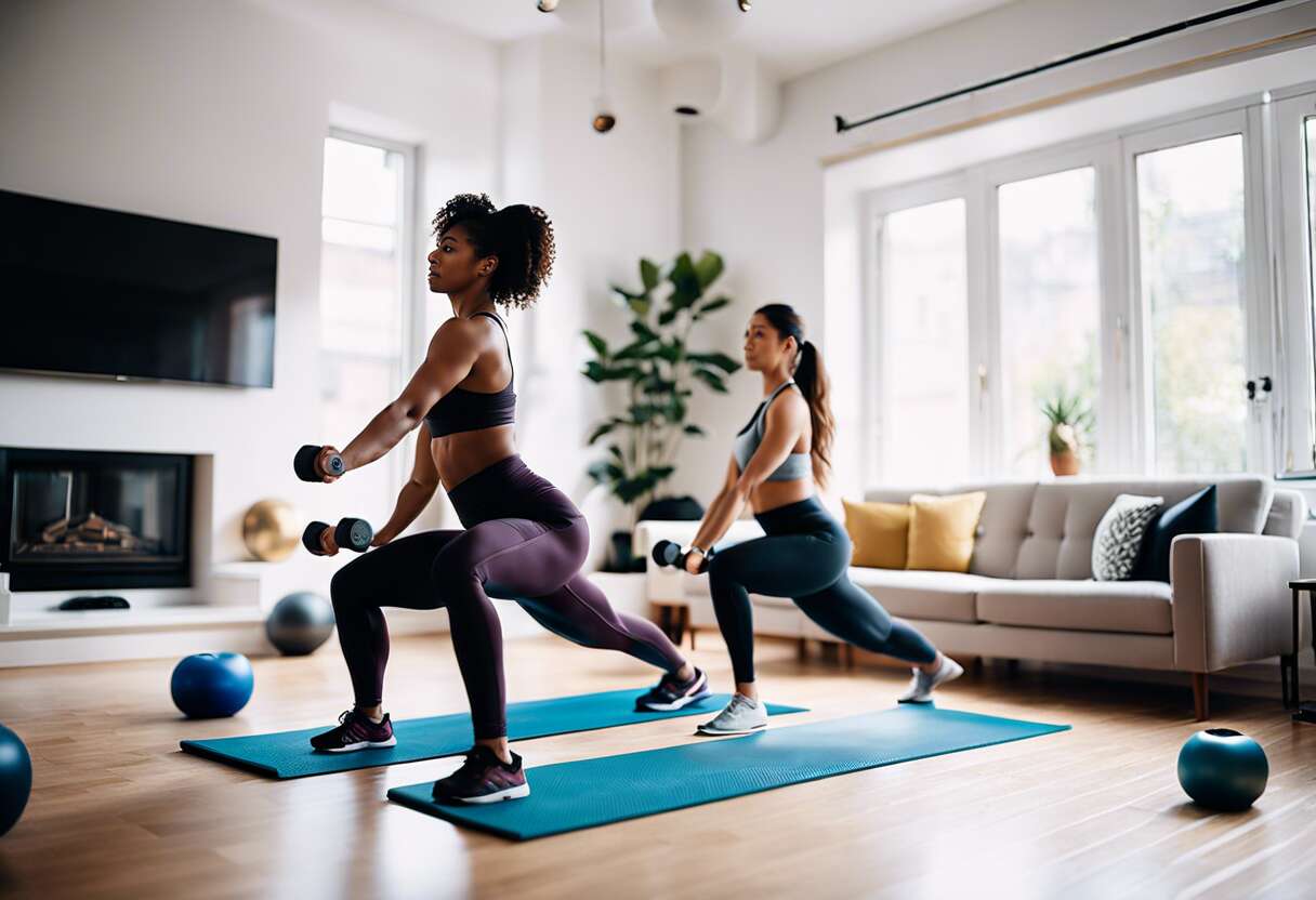 Exemples concrets de circuits pour une séance équilibrée full body