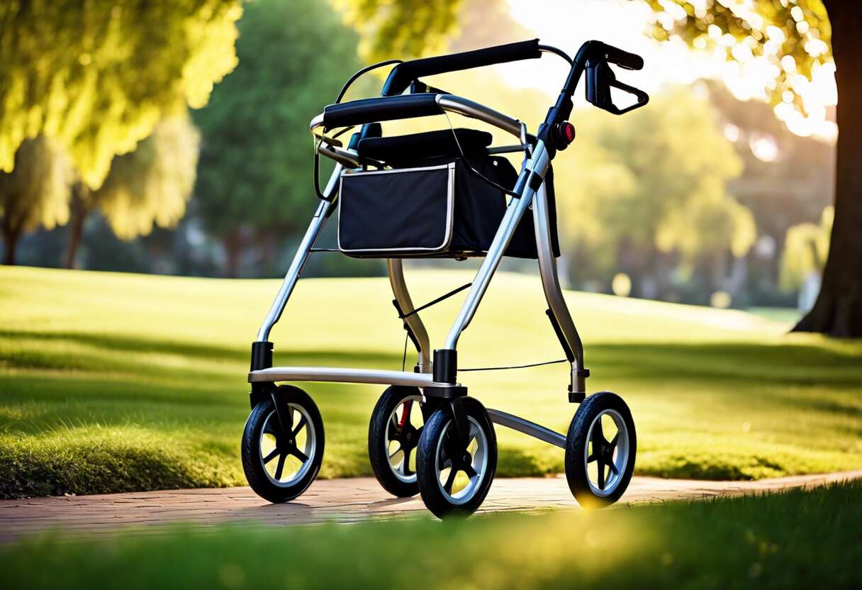 Les avantages d'un déambulateur 4 roues léger et pliable