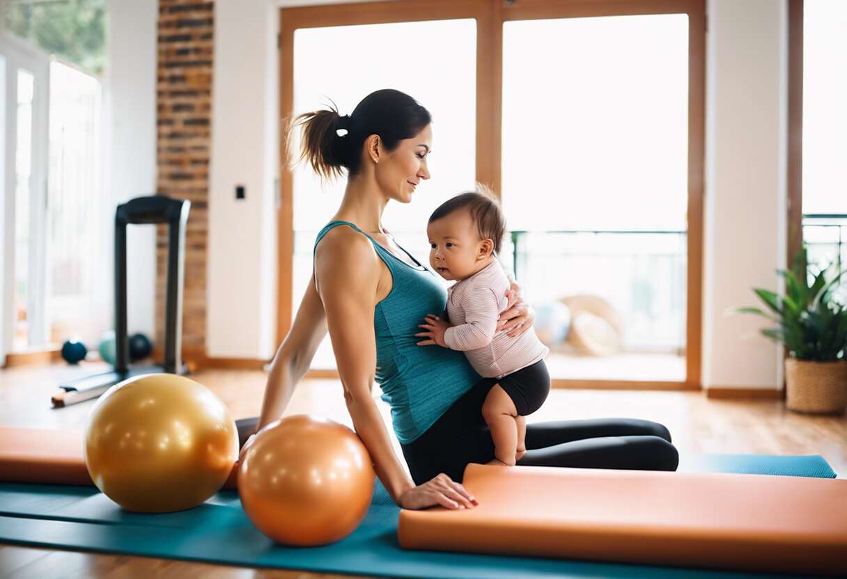 Matériel nécessaire pour pratiquer le pilates chez soi avec bébé Matériel nécessaire pour pratiquer le pilates chez soi avec bébé