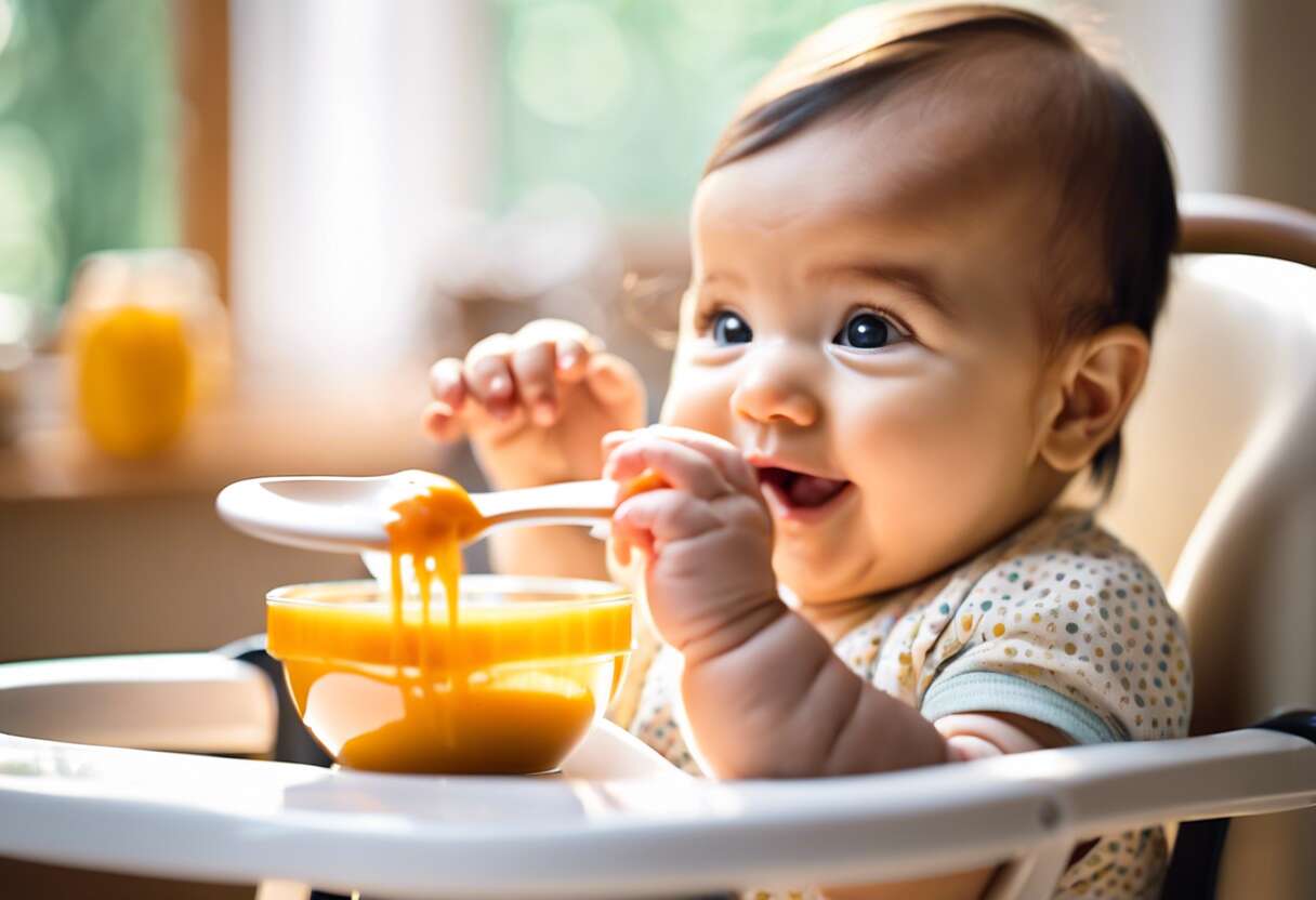 Les premiers pas vers la diversification alimentaire : signes de préparation chez bébé