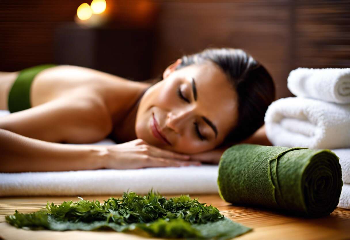 Enveloppement d'algues: le soin star en thalasso