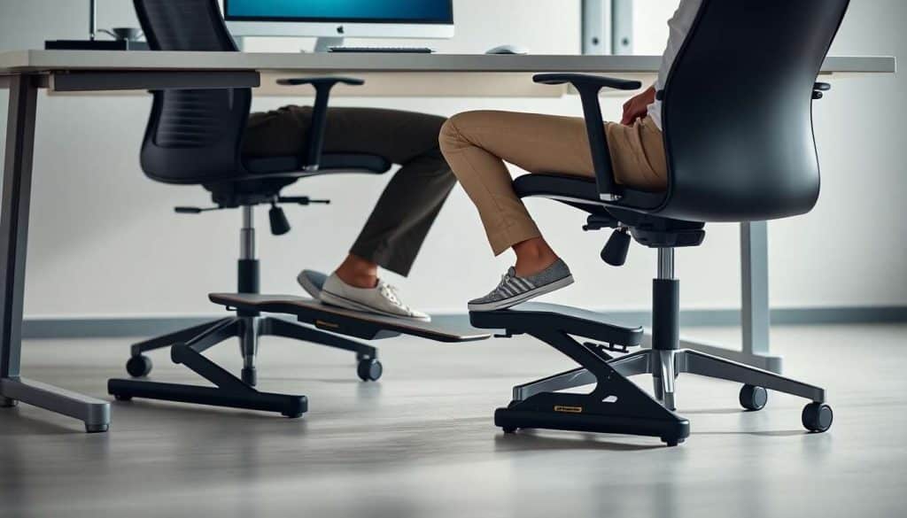 Repose-pieds ajustables : améliorez votre posture au travail