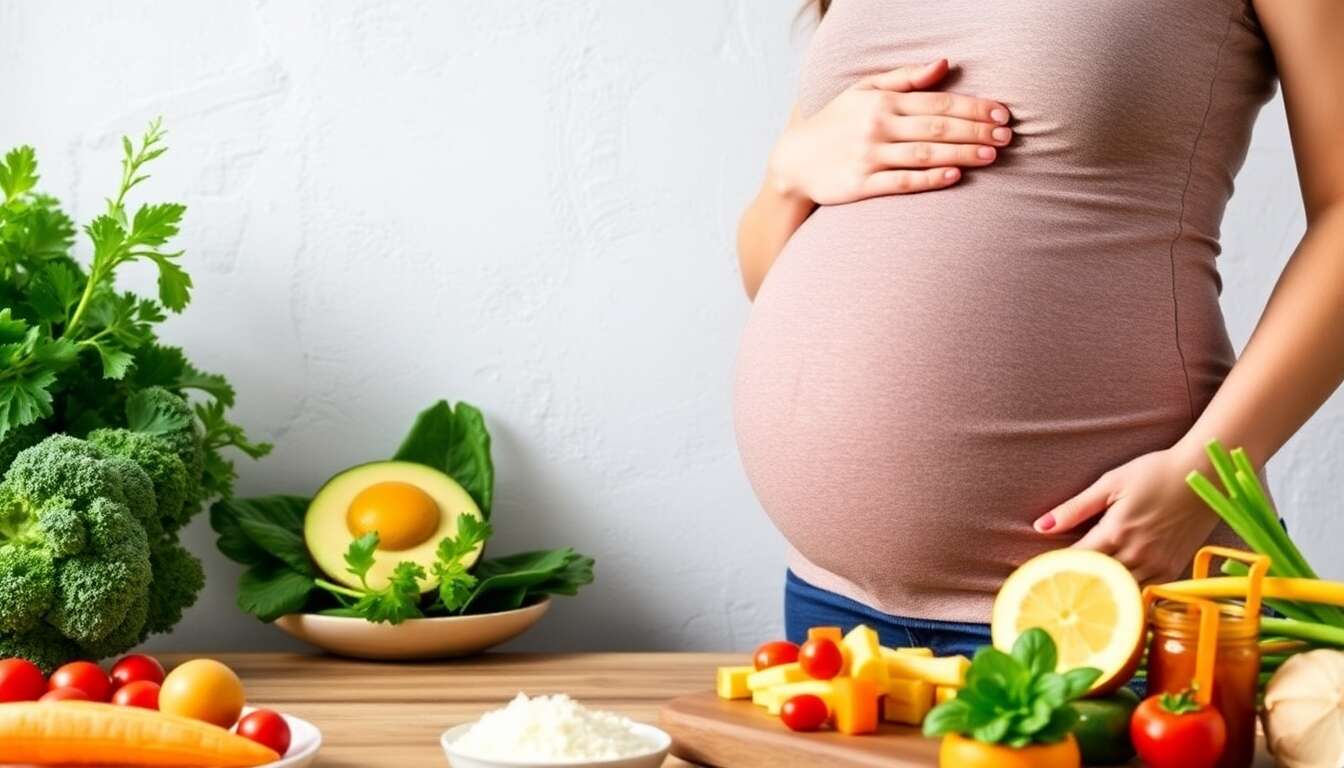 S'assurer de l'apport suffisant en nutriments clés pendant la gestation
