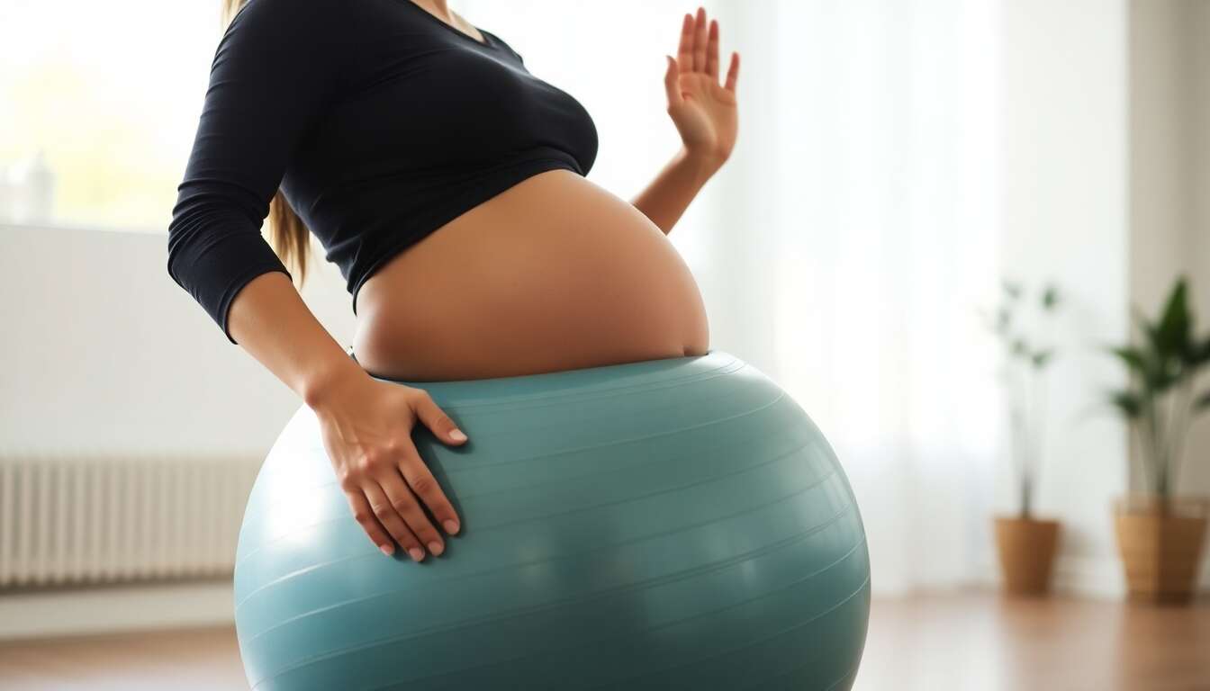 Les avantages d'un swiss ball pour femmes enceintes Les avantages d'un swiss ball pour femmes enceintes