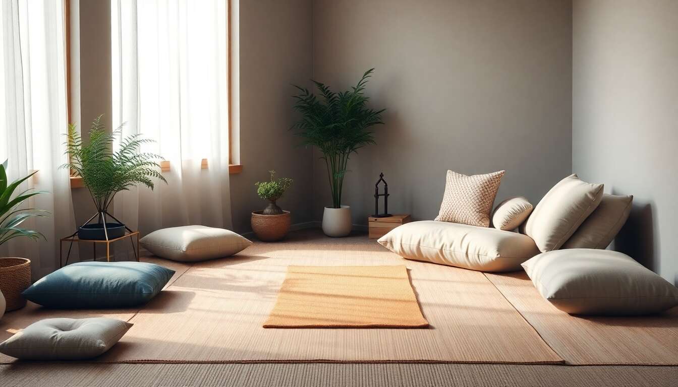 Découvrez les accessoires complémentaires : zabuton et autres supports