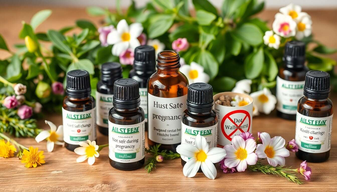 Les huiles essentielles à éviter durant la grossesse