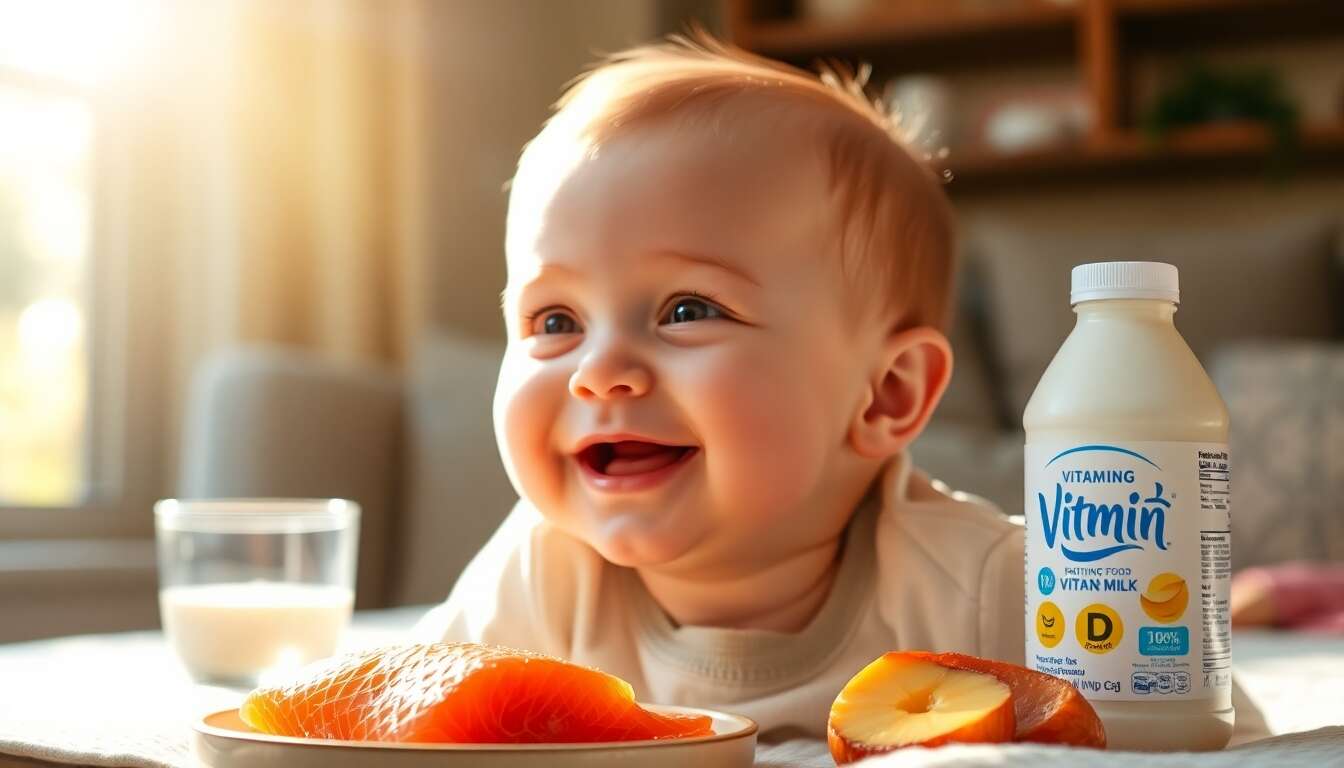 L'importance de la vitamine d chez le nourrisson