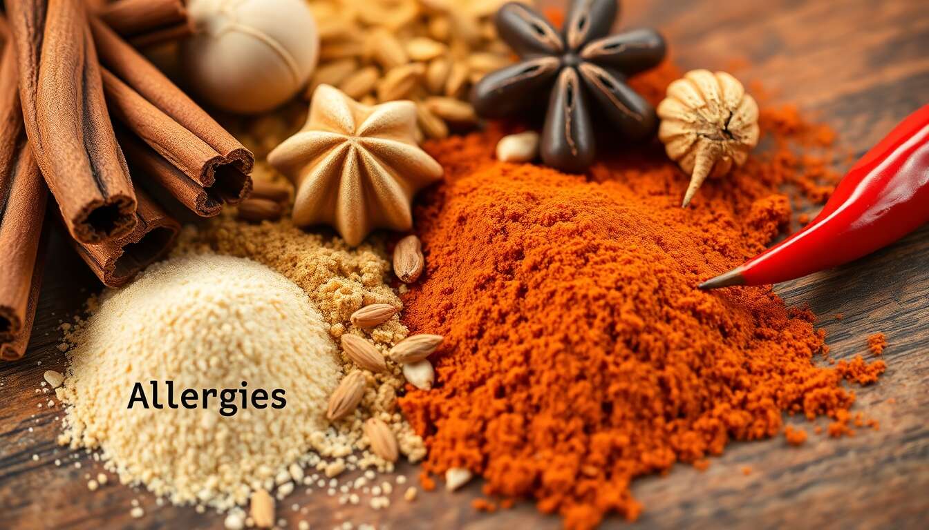 épices à risque : les plus allergisantes épices à risque : les plus allergisantes