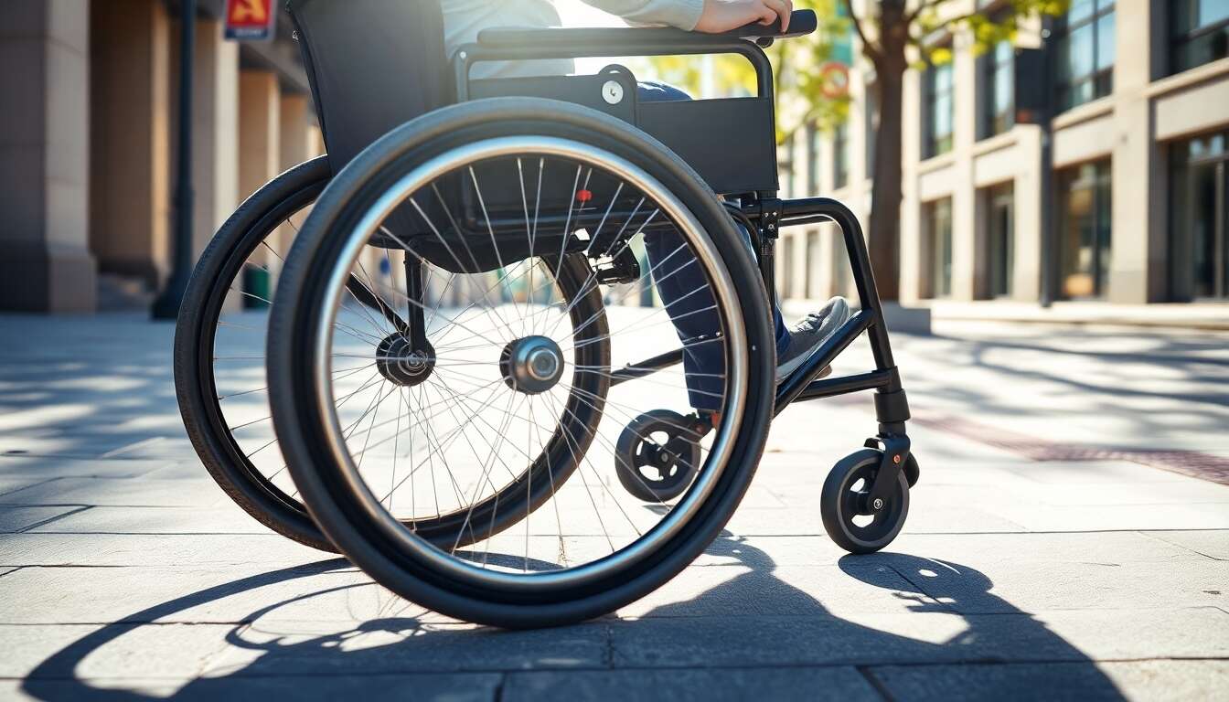 Types de roues pour fauteuil roulant