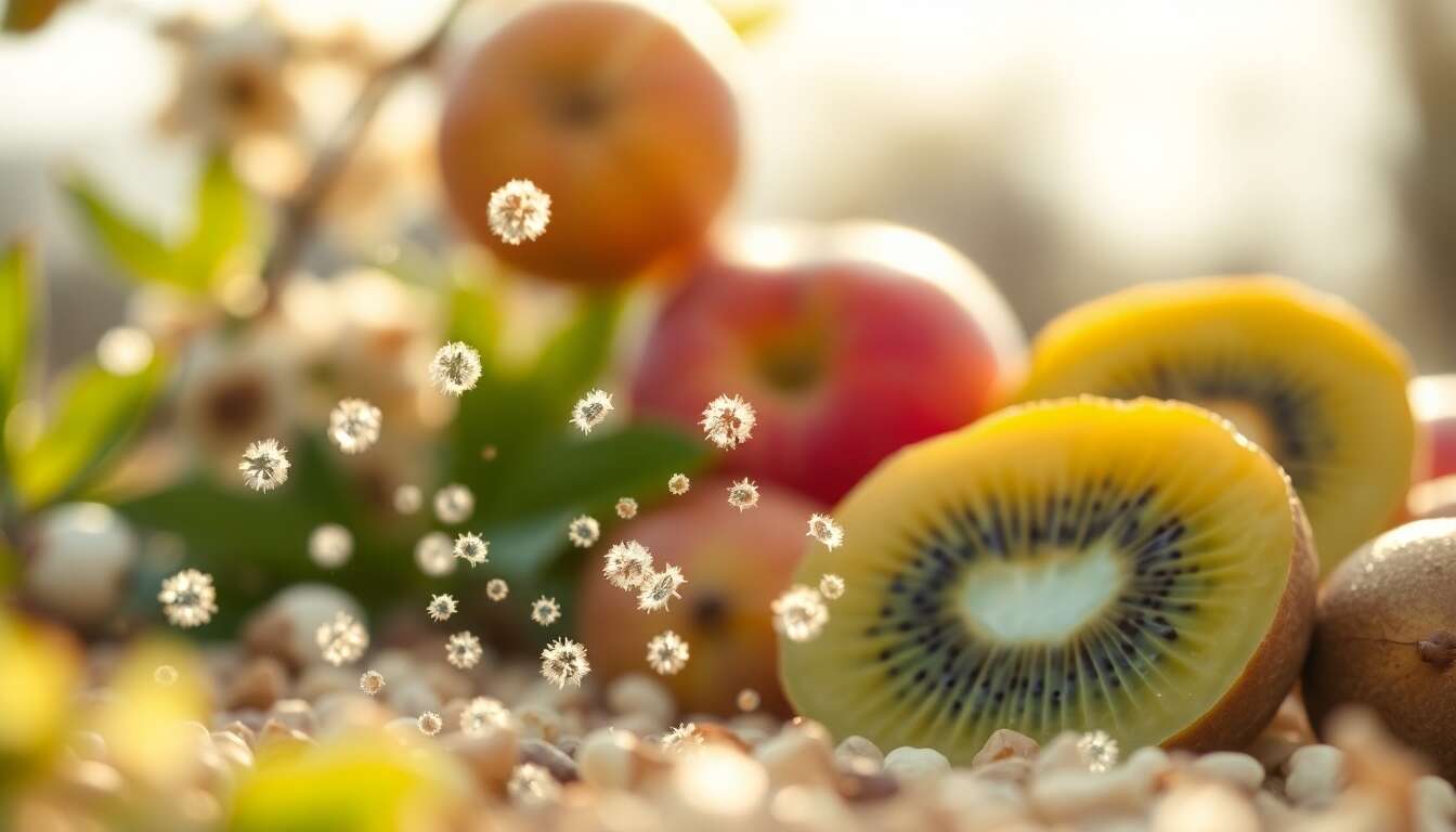 Les pollens et aliments les plus concernés par les allergies croisées