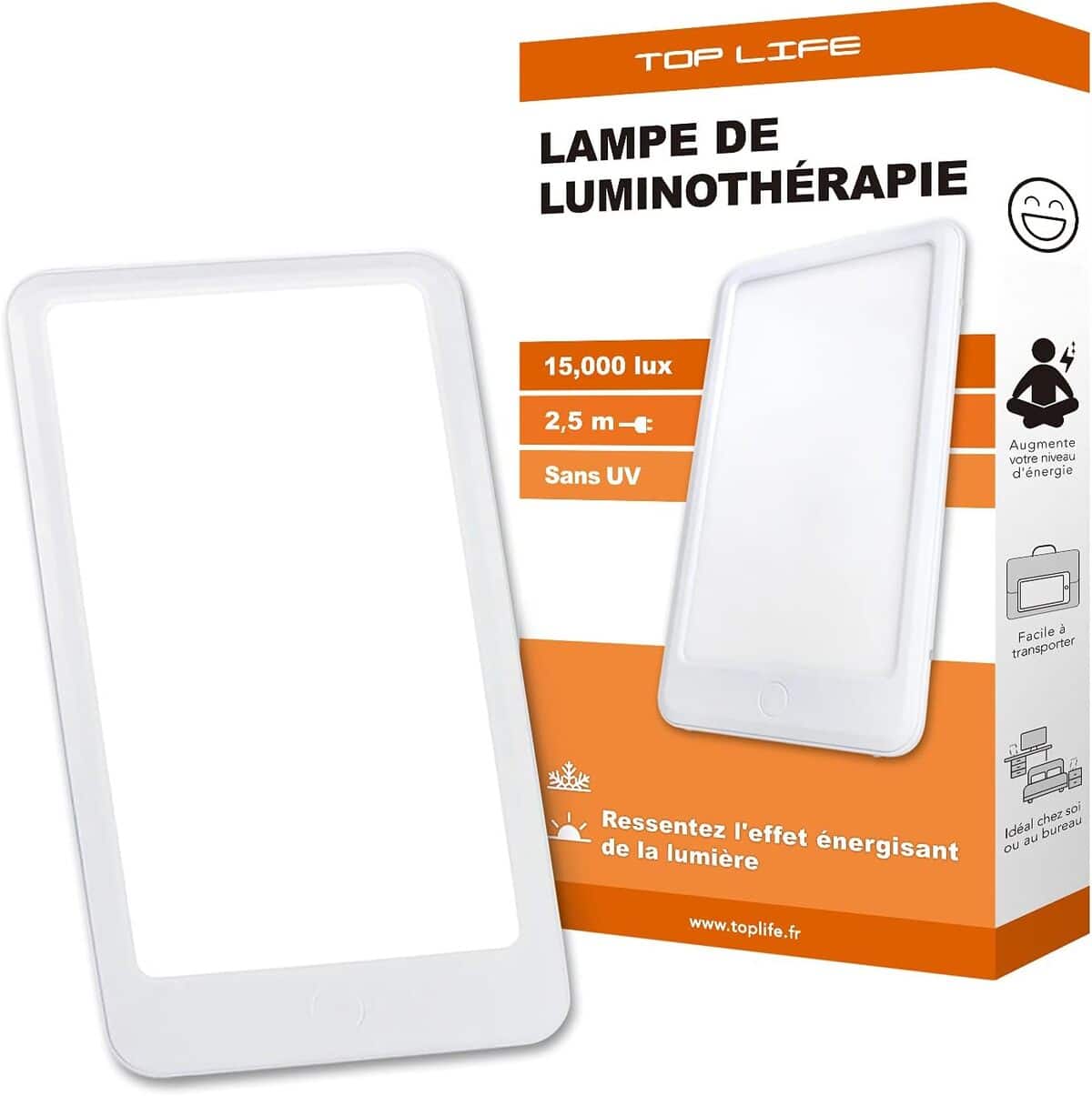 Test : lampe de luminothérapie 15000 lux pour booster le moral