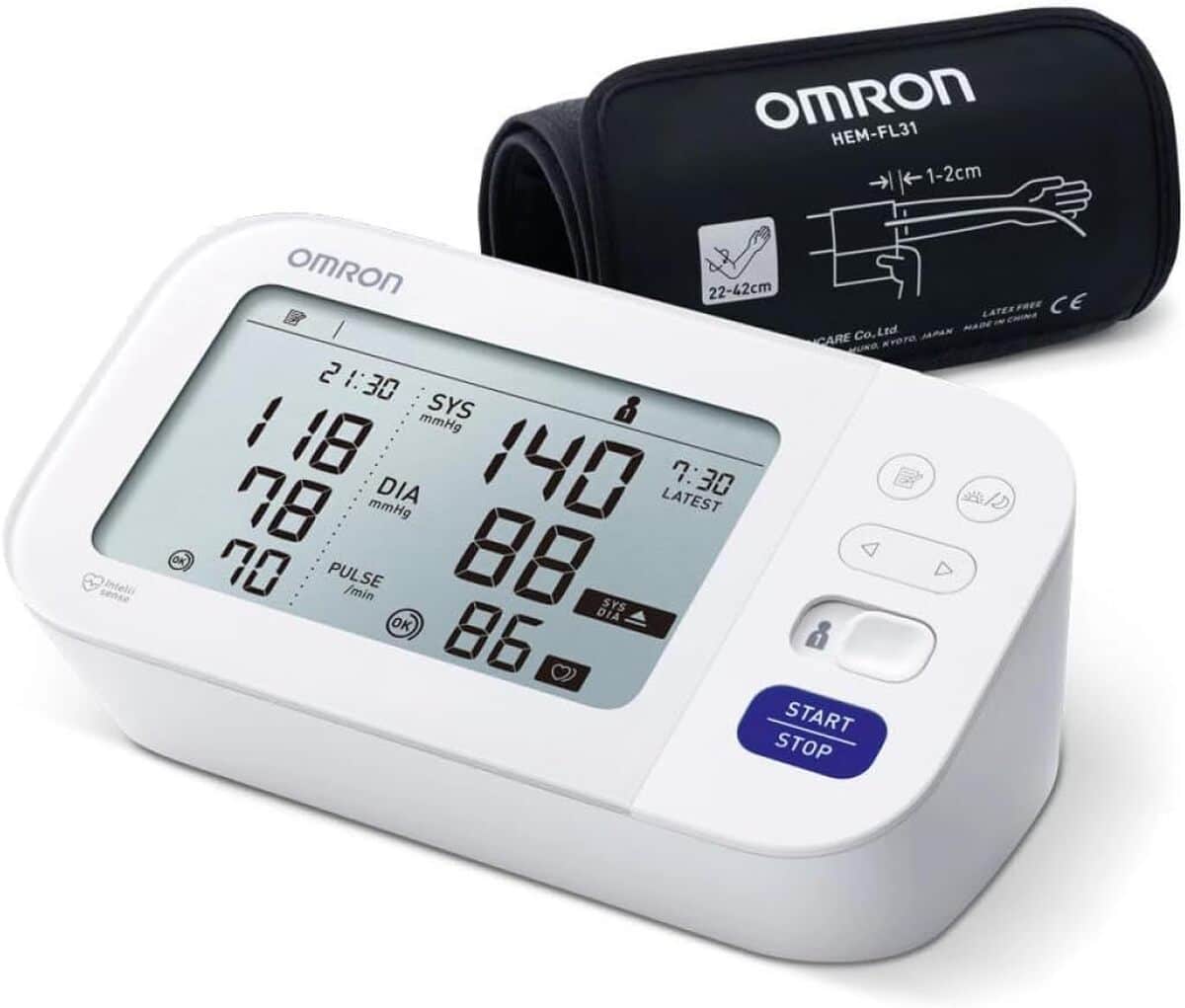 Test du tensiomètre Omron M6 Comfort : confort et précision