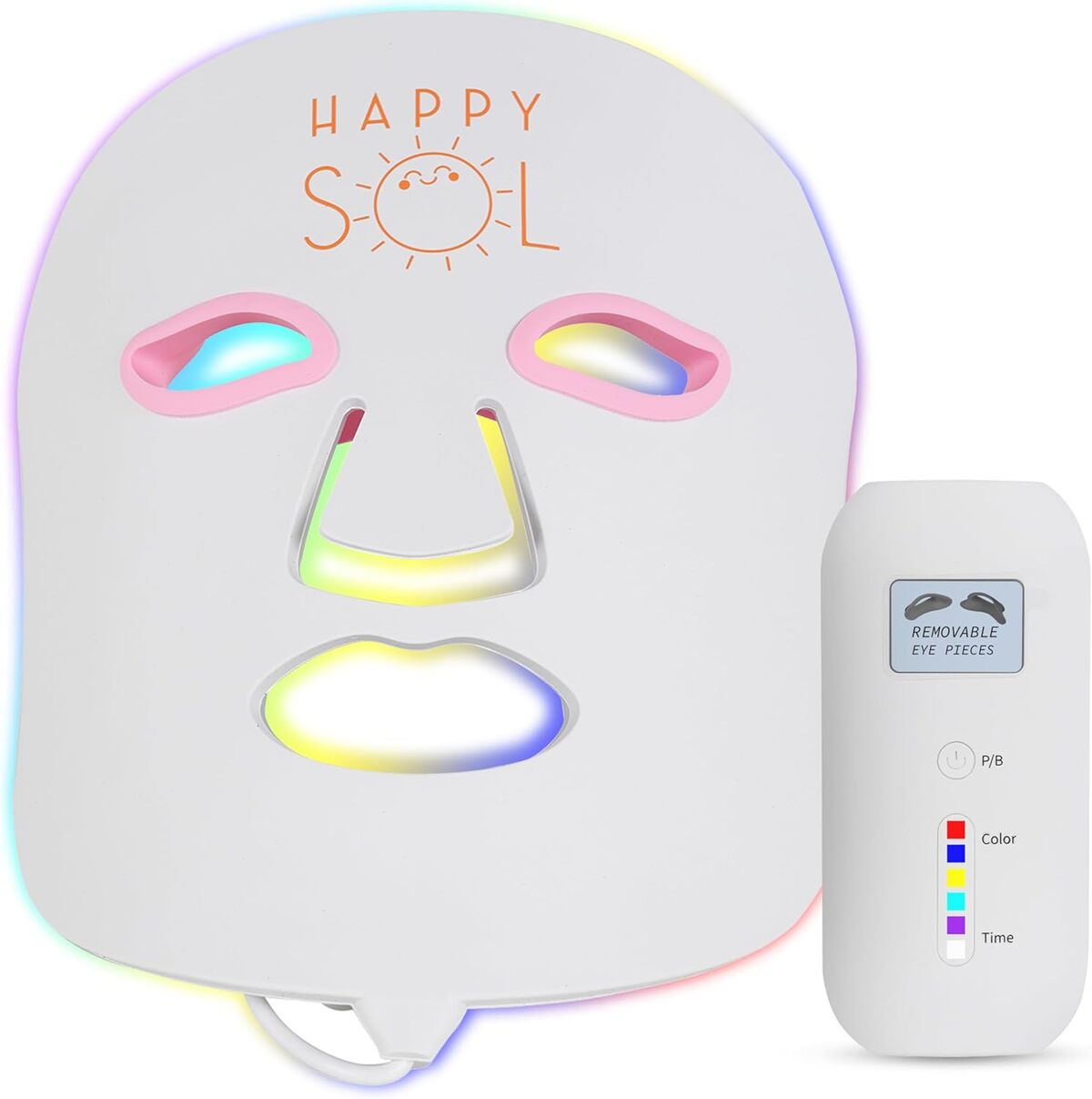 Test : happy Sol masque de luminothérapie 7 couleurs