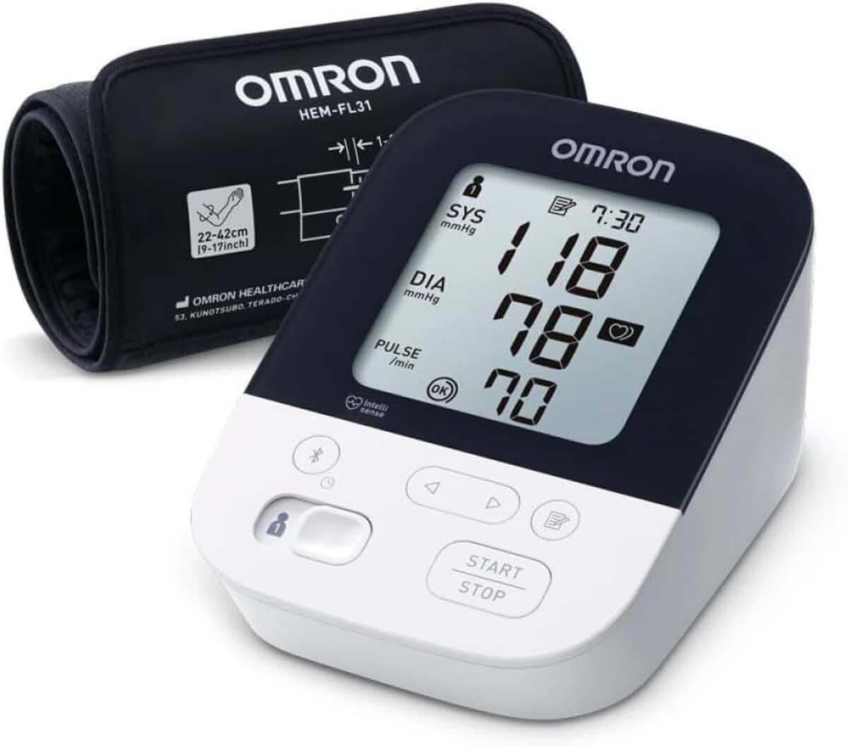 Test du tensiomètre électronique Omron OMH7155TE Intelli IT M4