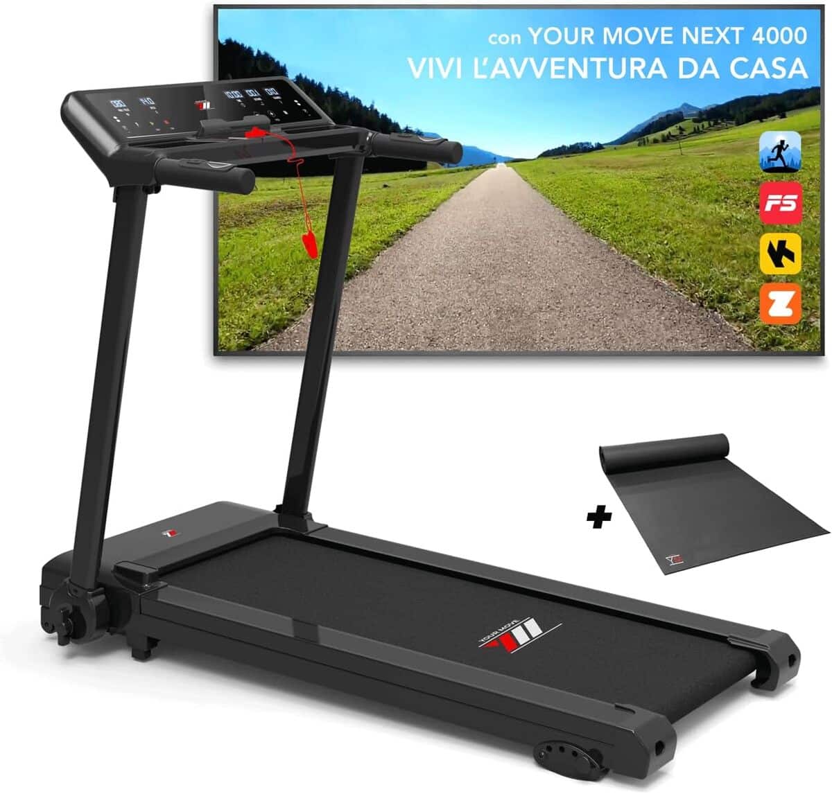 Test du tapis de course pliable YM Next 4000 : performance et compacité