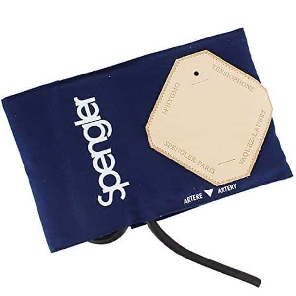 Spengler Tensiomètre Vaquez-Laubry Classic avec Brassard Sangles Coton Marine Adulte Taille m