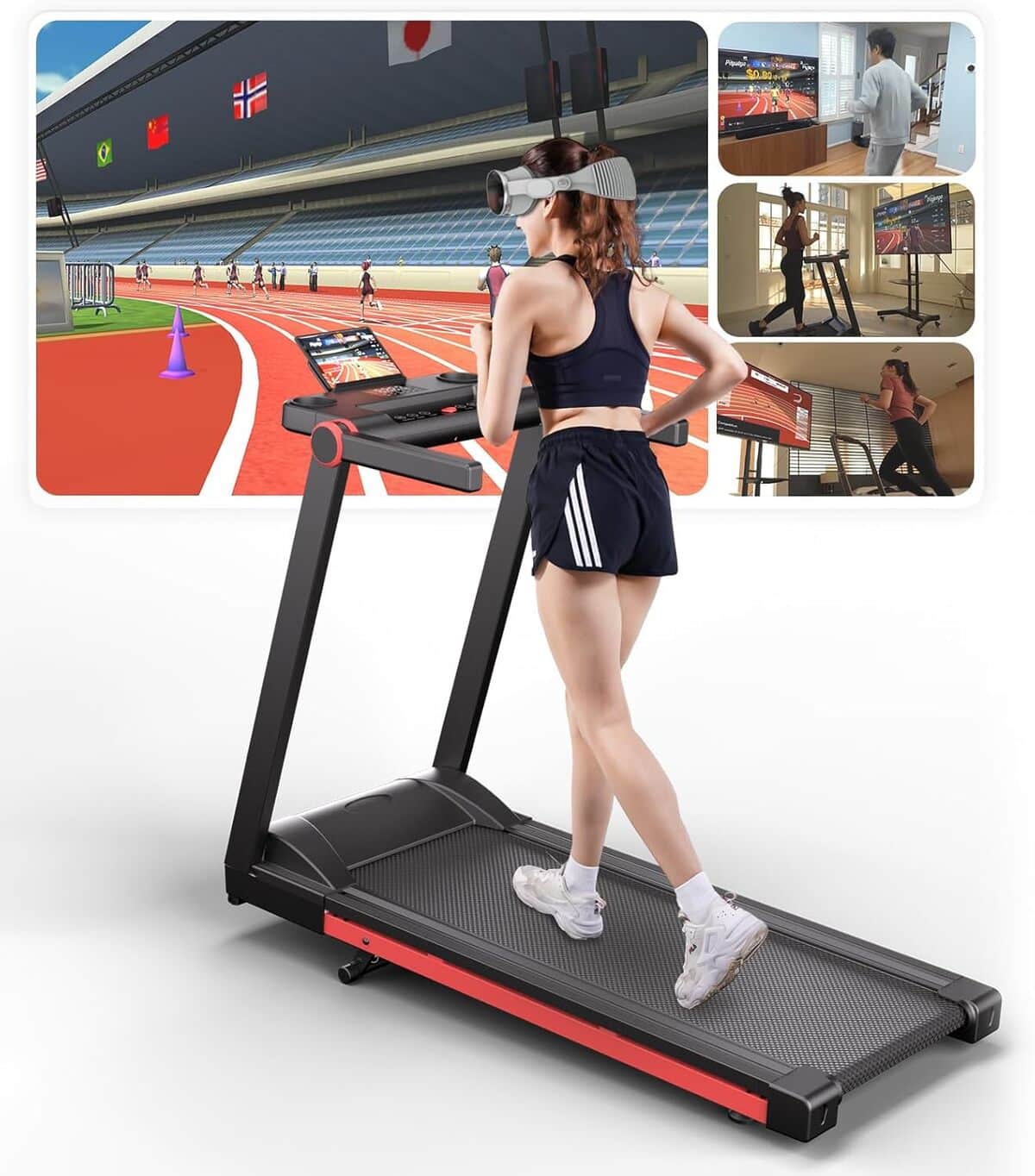 Test du DeerRun Raceable : tapis de course pliable et connecté