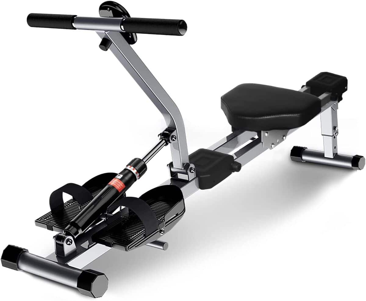 Test du rameur pliable LCD à 12 niveaux de résistance