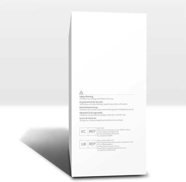 Masque Led Visage Luminothérapie GYH - Masque sans fil lumière bleue, infrarouge, rouge - Anti-âge, rajeunissement - Dispositif professionnel pour la luminothérapie visage (RB-007)