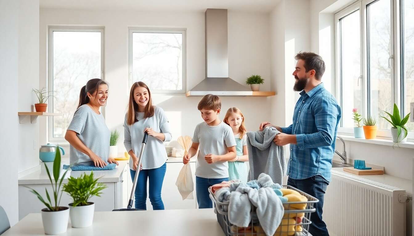 Transformer les tâches ménagères en moments actifs Transformer les tâches ménagères en moments actifs