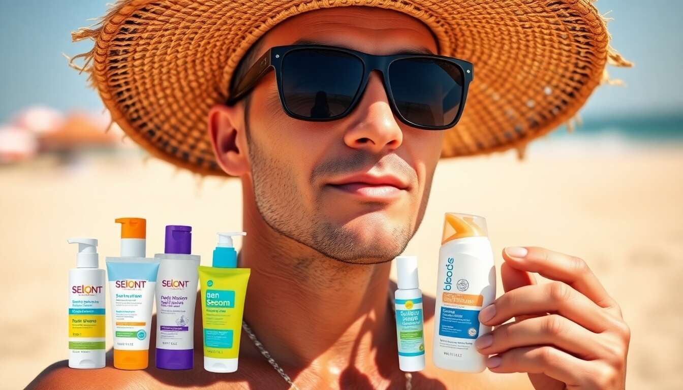 Protection solaire adaptée pour homme : trouvez votre soin idéal