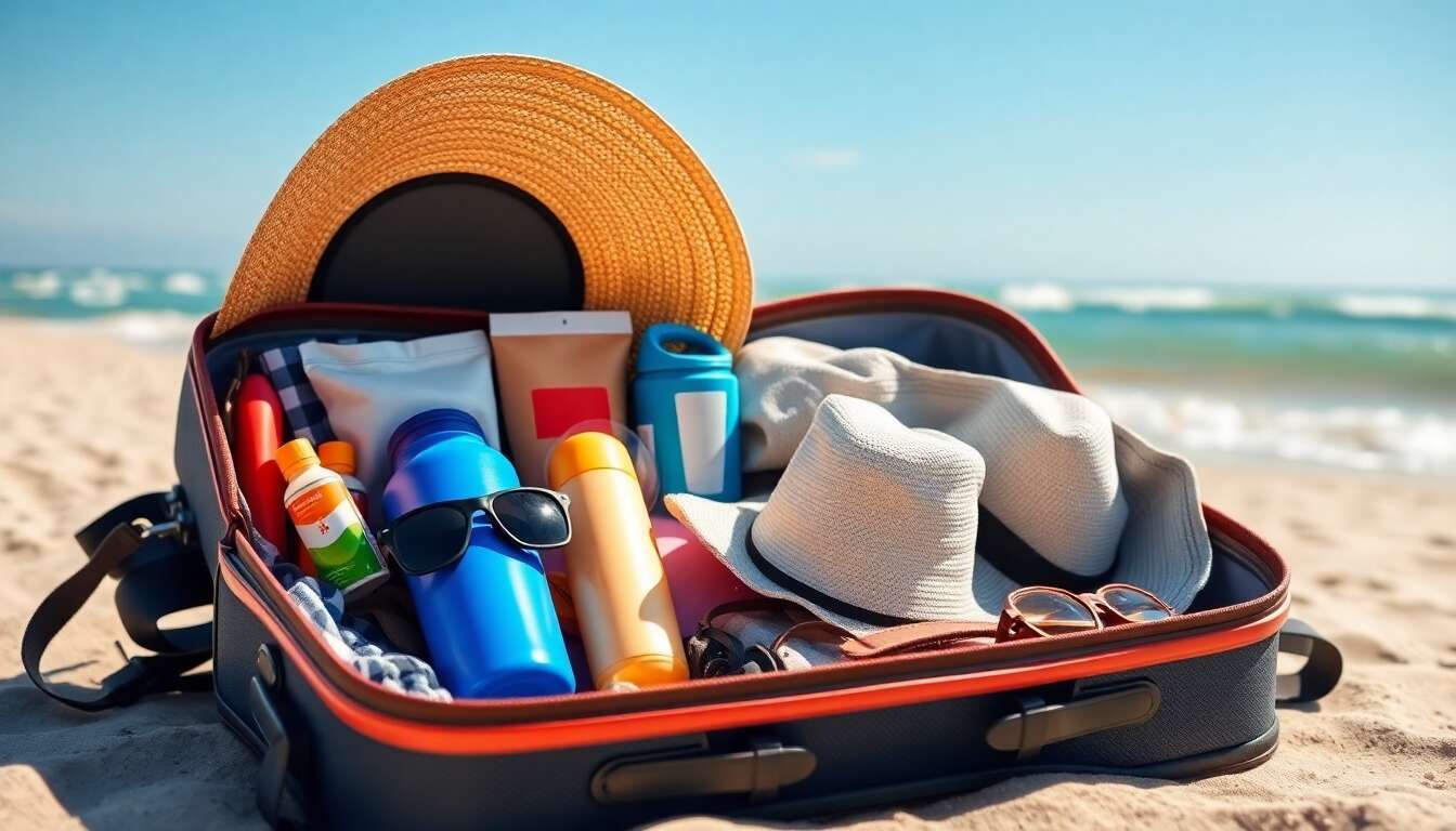 Vacances : les indispensables santé à emporter