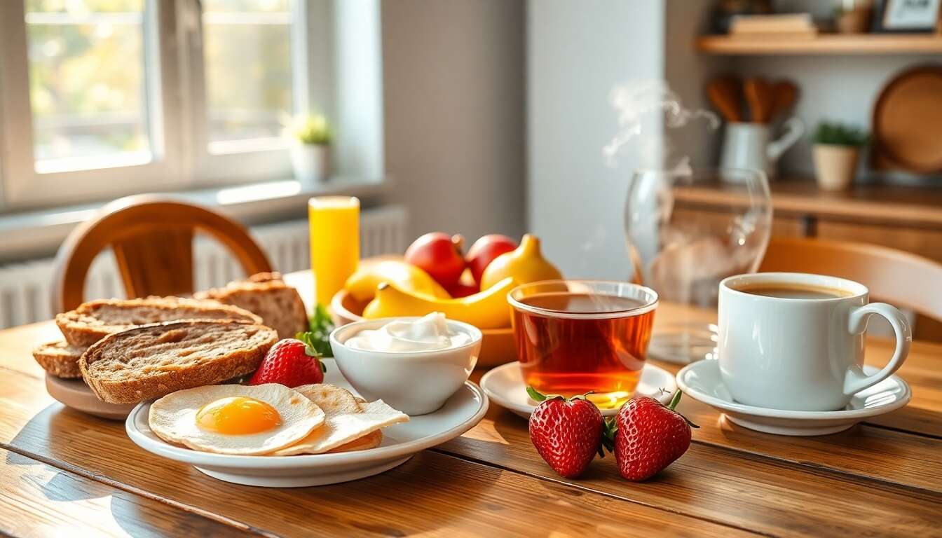Petit d&eacute;jeuner &eacute;quilibr&eacute; pour une &eacute;nergie durable