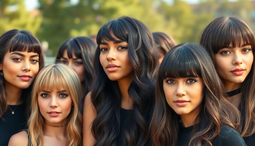 Coiffures avec frange : les plus beaux styles pour chaque type de cheveux