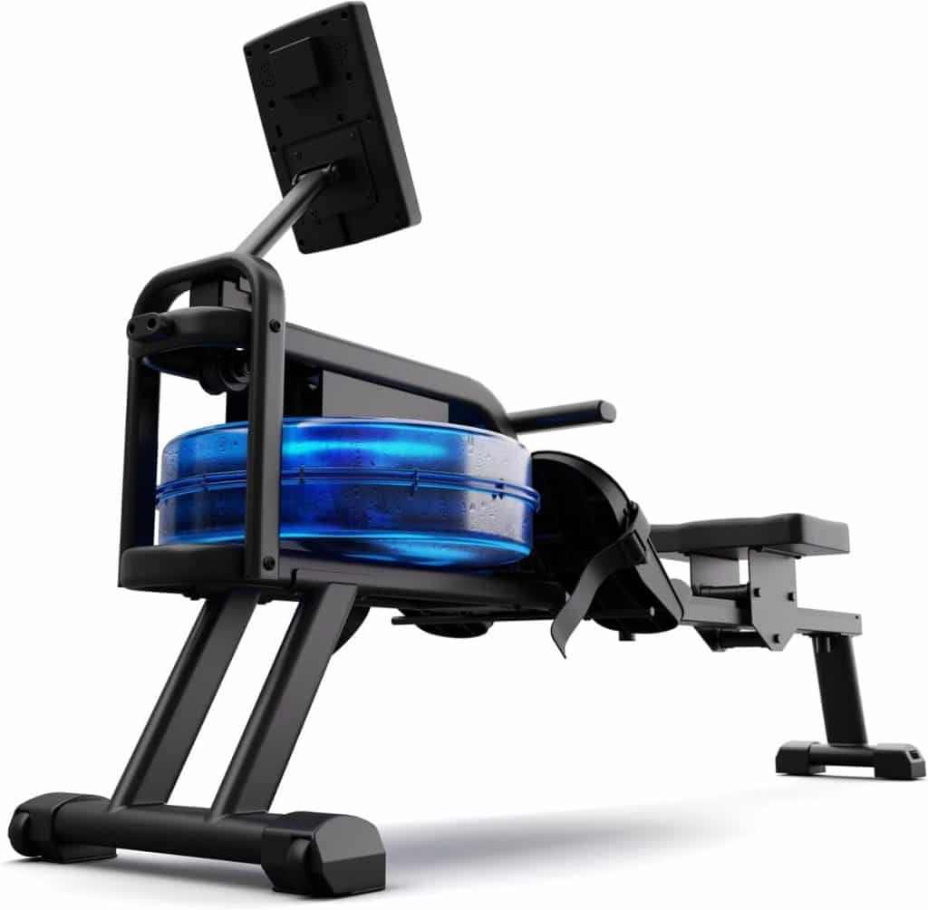 Test : rameur Capital Sports à eau 14 L avec Bluetooth et support tablette