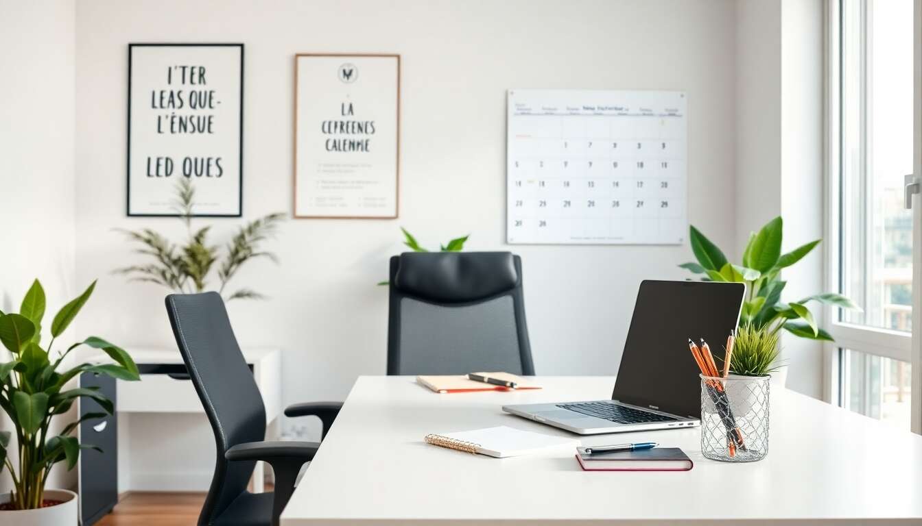 Organiser un espace de travail confortable et adapté Organiser un espace de travail confortable et adapté