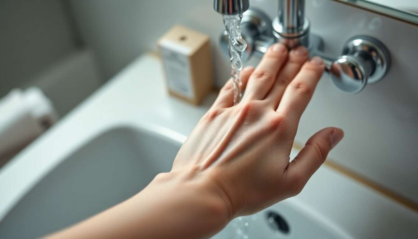 Comment limiter les effets de l'eau calcaire sur la peau ?