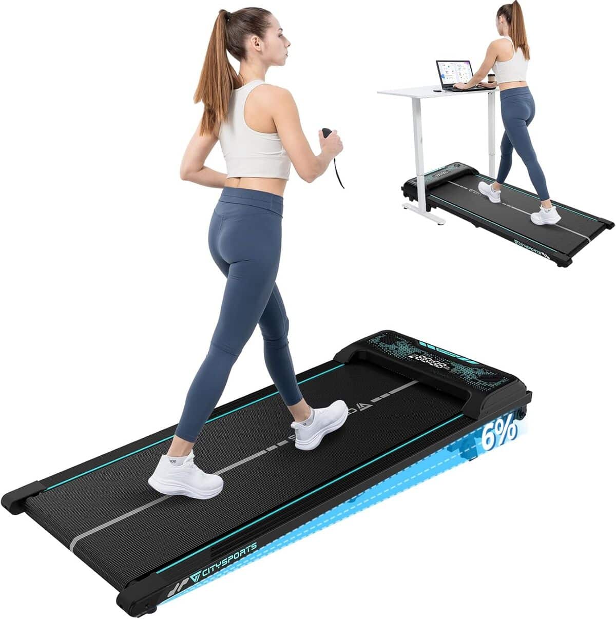 Test tapis de course CITYSPORTS Walking Pad 440W
