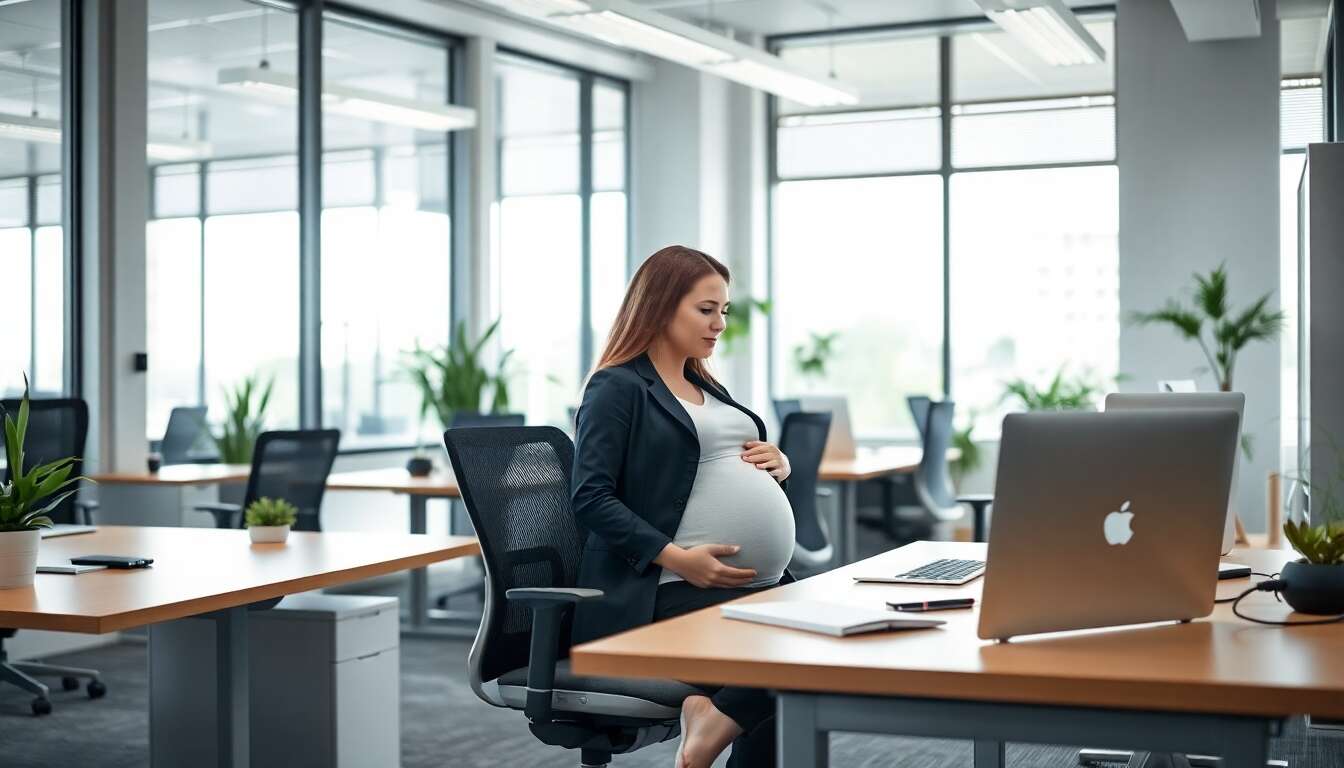 Am&eacute;nagements du poste de travail pendant la grossesse