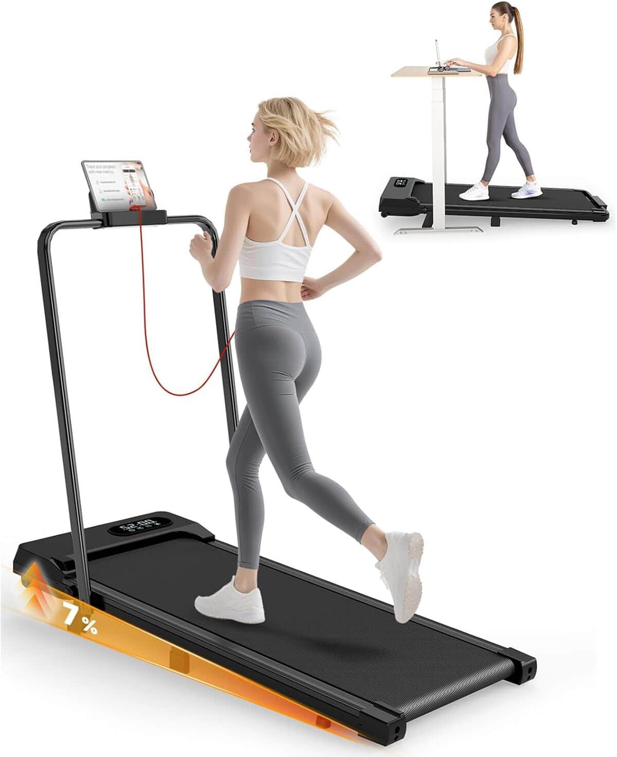 Test du tapis roulant électrique pliant 2 en 1 Walking Pad performant