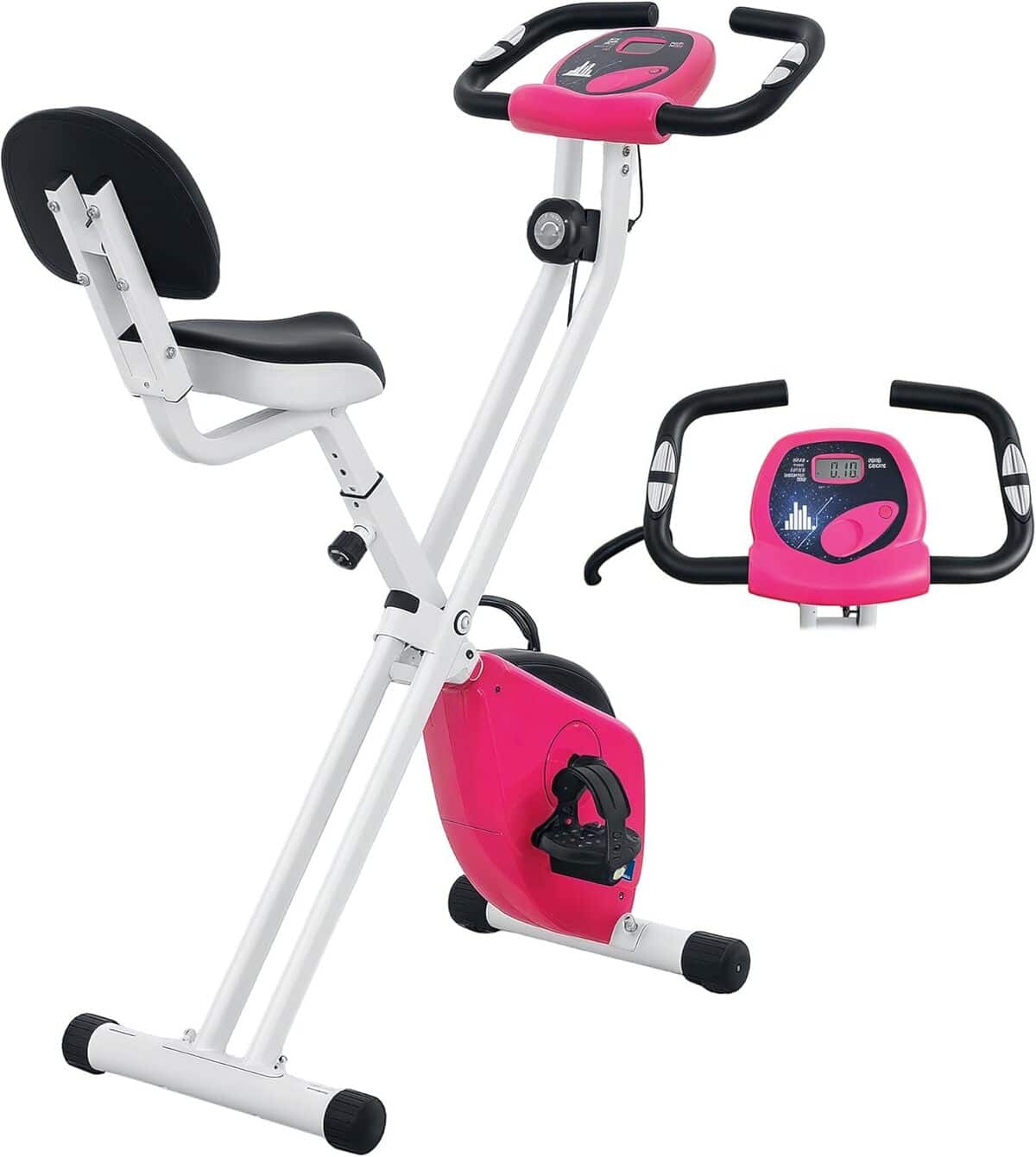 Test du vélo pliable Homcom Rose FFH : 8 résistances