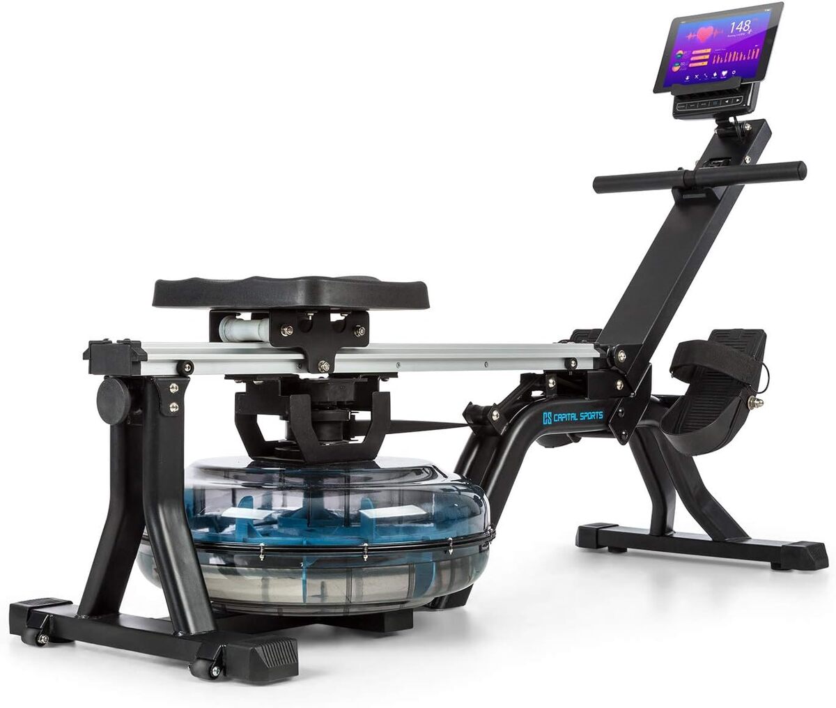 Test : rameur à eau Capital Sports, modèle 13L, 120cm