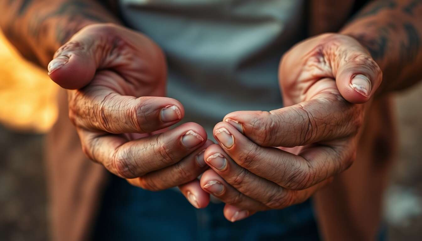 Signes et symptômes de la sécheresse des mains Signes et symptômes de la sécheresse des mains