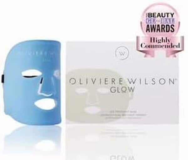 OLIVIEREWILSON Masque professionnel de thérapie par la lumière rouge | Longueurs d'onde LED optimisées éprouvées pour la santé de la peau | Avantages anti-âge