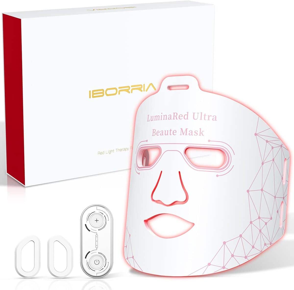 Test : masque LED IBORRIA LuminaRed pour luminothérapie du visage