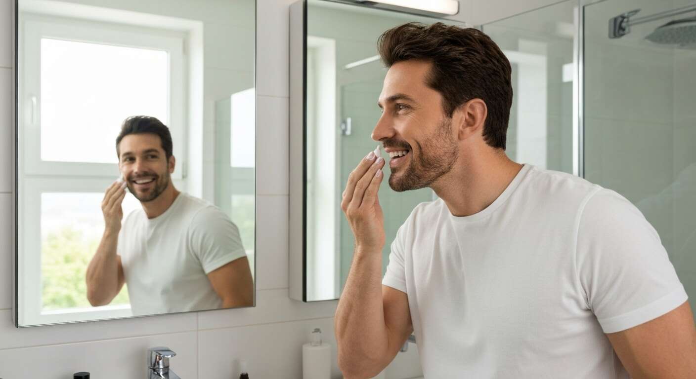 La routine de soin visage pour hommes