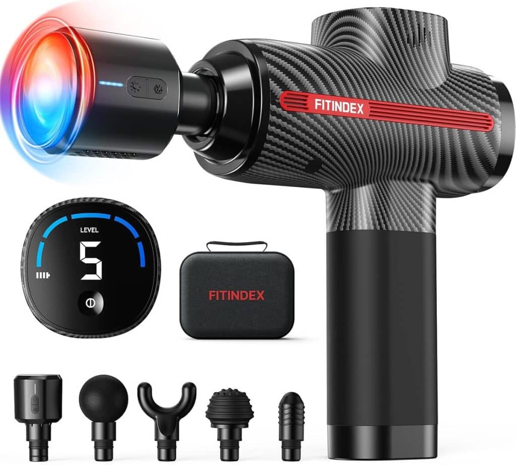 Test : pistolet de massage FITINDEX chaleur et froid ultra silencieux