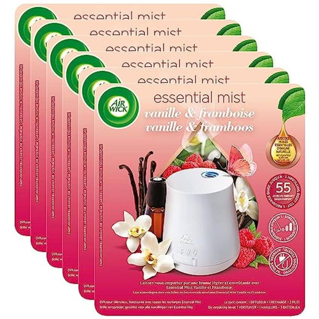 Test : air Wick Essential Mist à la vanille et framboise