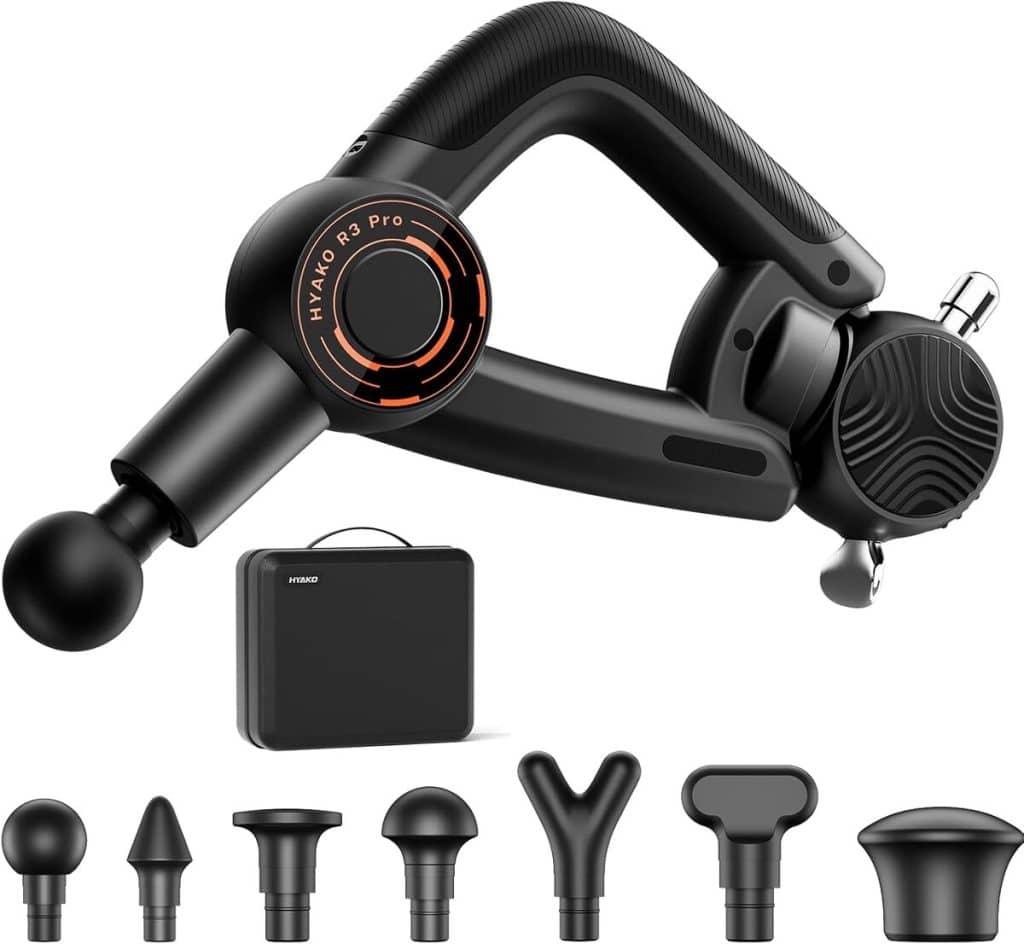 Test : pistolet de massage Hyako R3 Pro 3 en 1, 16 mm d'amplitude